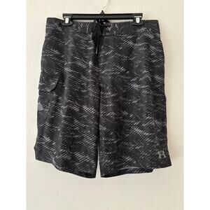 Under Armour Swim Trunks Bathing Suit Size 34 Loose Fit Storm Pocket